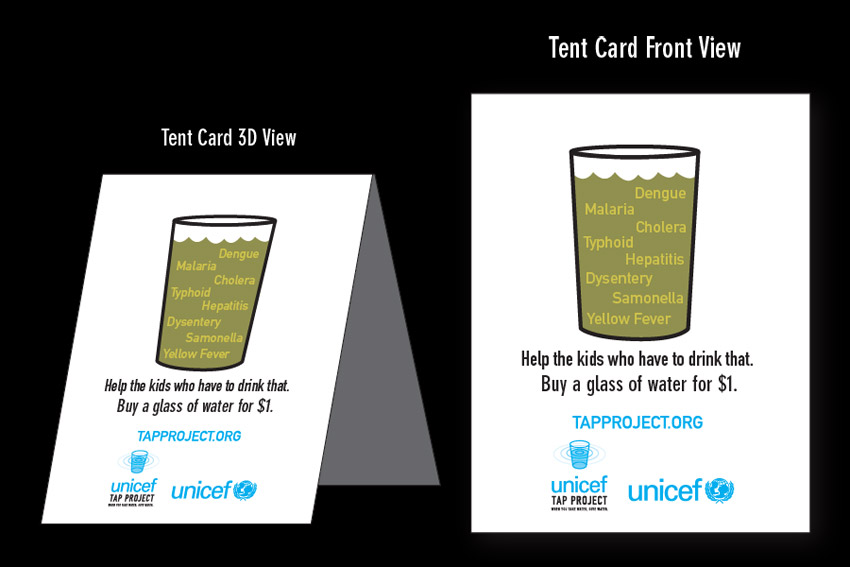 TAP 3D Tent Card