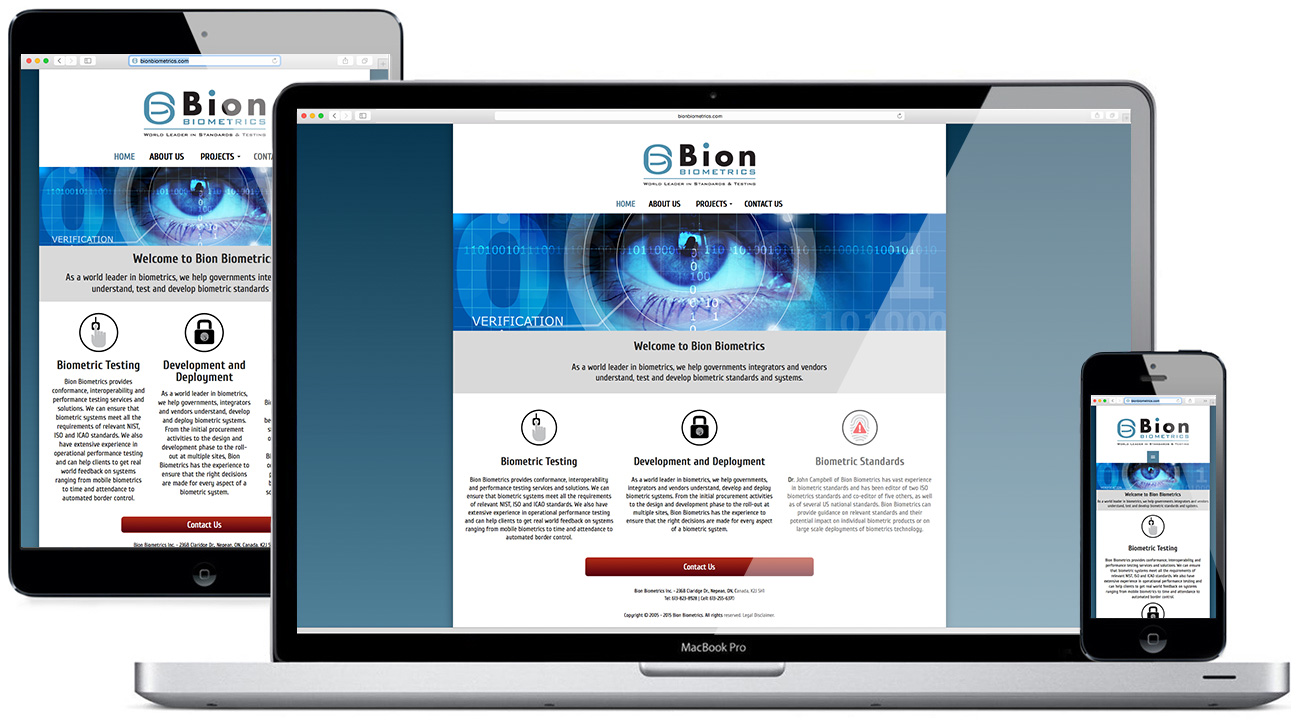 BionBioMetric Home Page